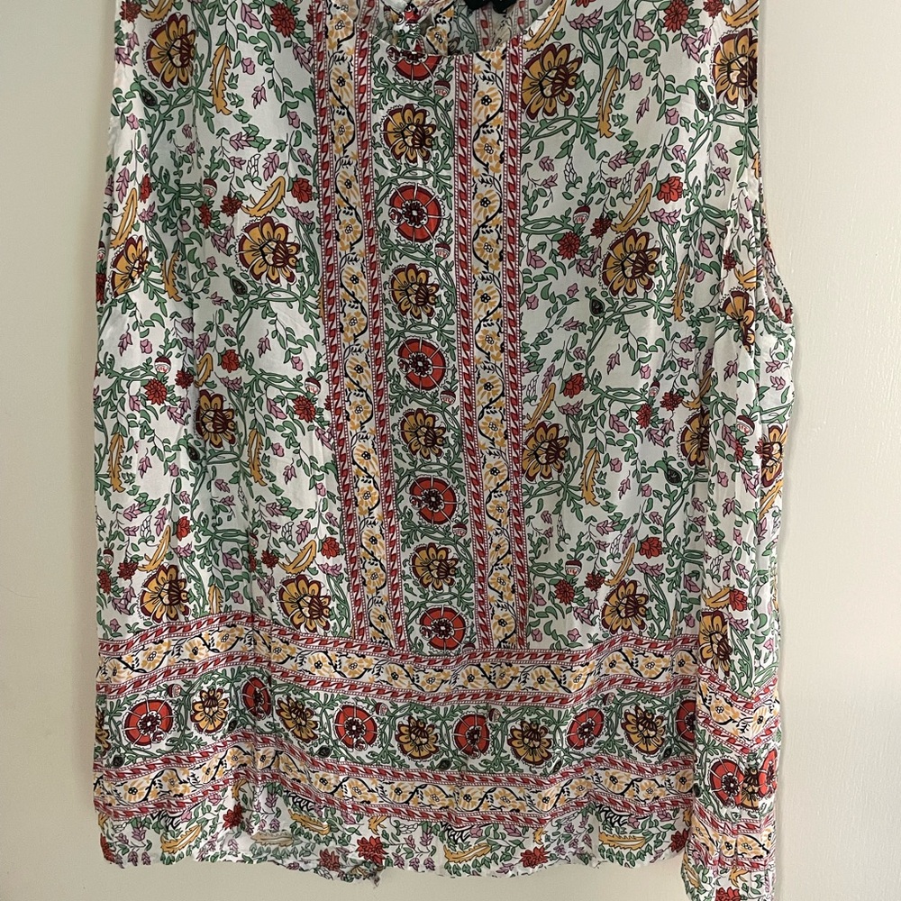 Jones New York Multicolor Floral Blouse